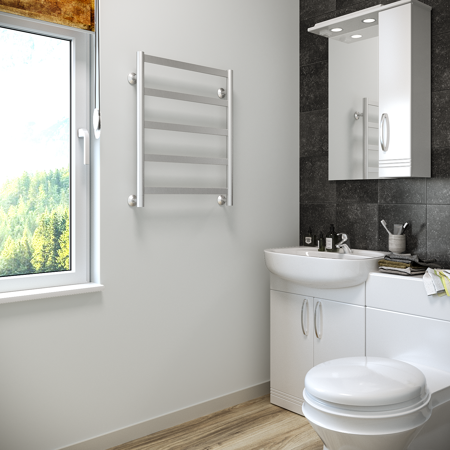 полотенцесушитель водяной stinox maxima 50x60 сатин