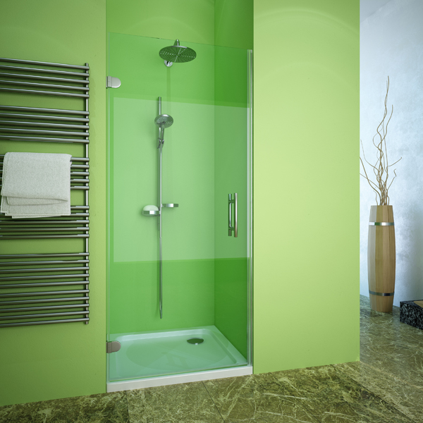 душевая дверь gutewetter lux door gk-001 90 (бронза)
