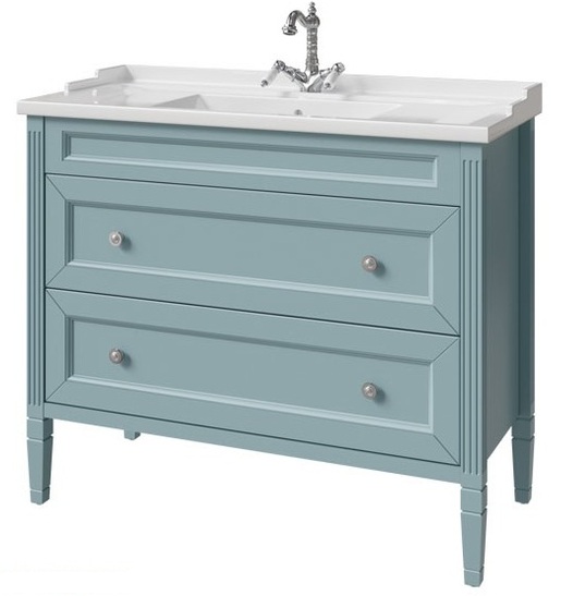 тумба напольная caprigo albion concept 100 34014-sf015 голубой матовый