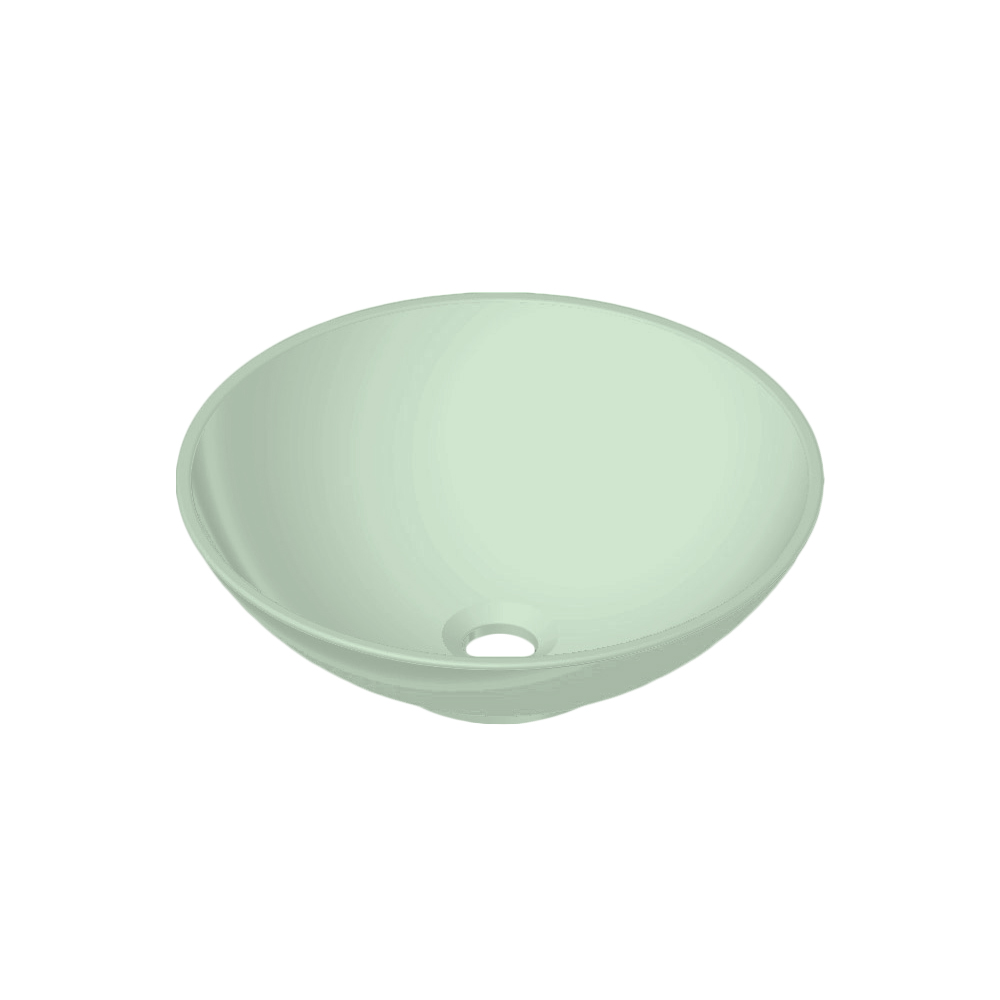 умывальник накладной radostone sfera 40,5x40,5 оливковый