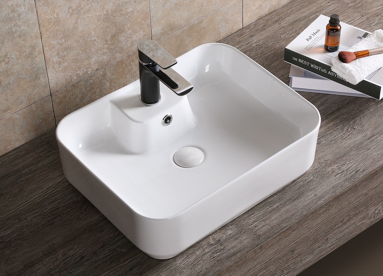 умывальник накладной cerutti spa cr0097 51x41 белый