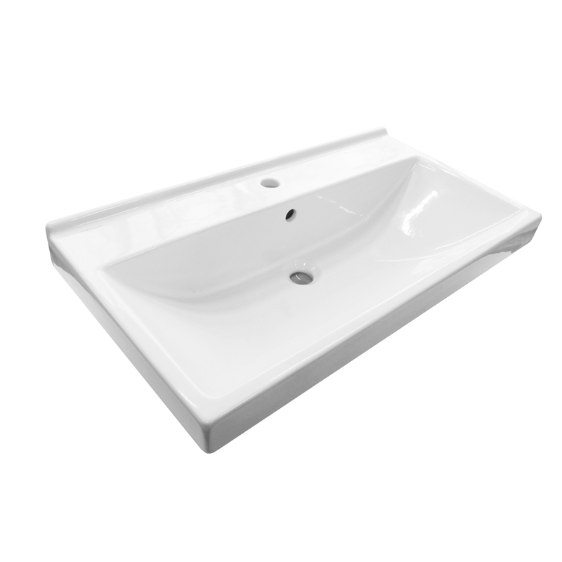 умывальник мебельный sanita luxe fest fst80slwb01 80 белый