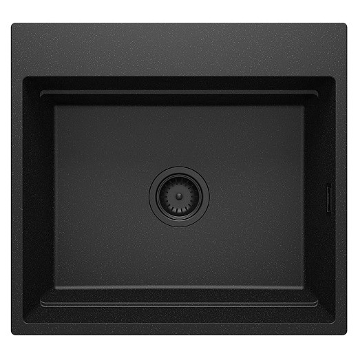 кухонная мойка deante magnetic zrm_g10a 56x52 графитовый металлик