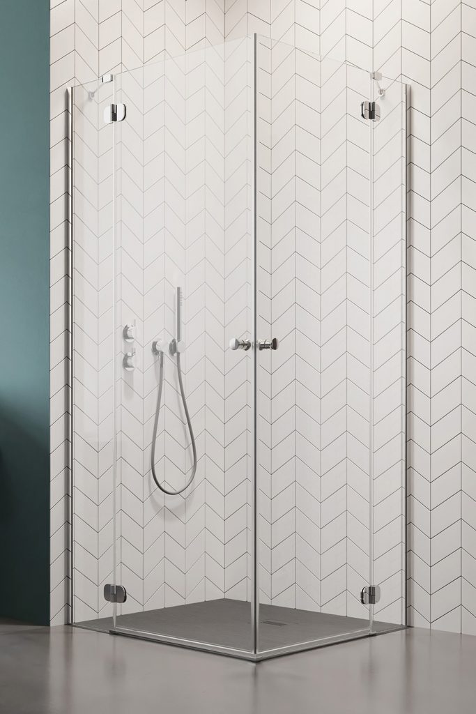 душевой уголок radaway torrenta kdd 100 100x90 прозрачное/хром