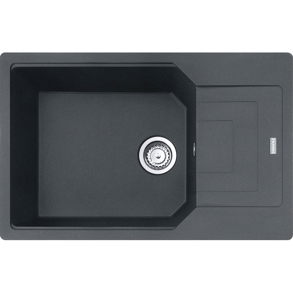 кухонная мойка franke urban ubg 611-78l 78x50 графит
