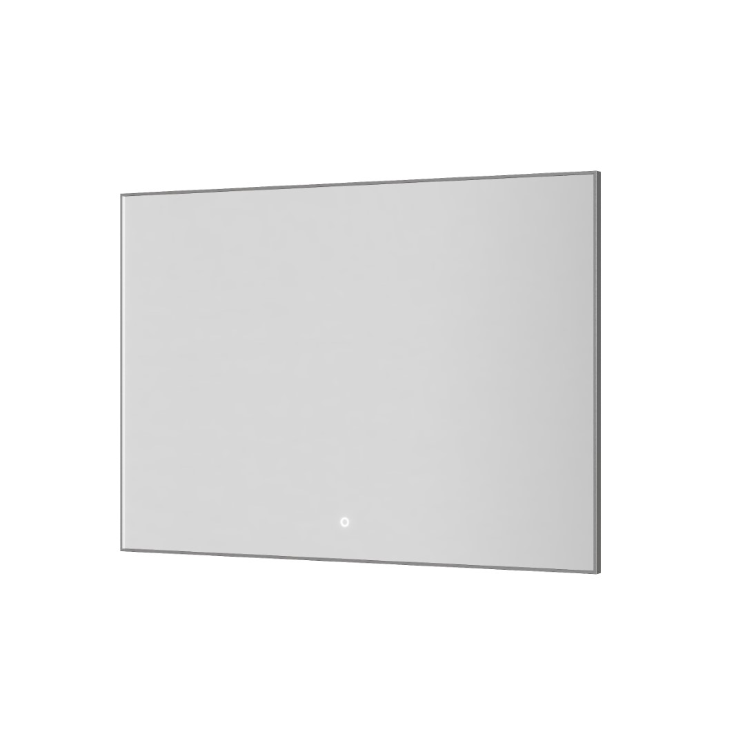 зеркало boheme modern 120x70 с подсветкой, сенсорным выключателем, антизапотеванием, хром