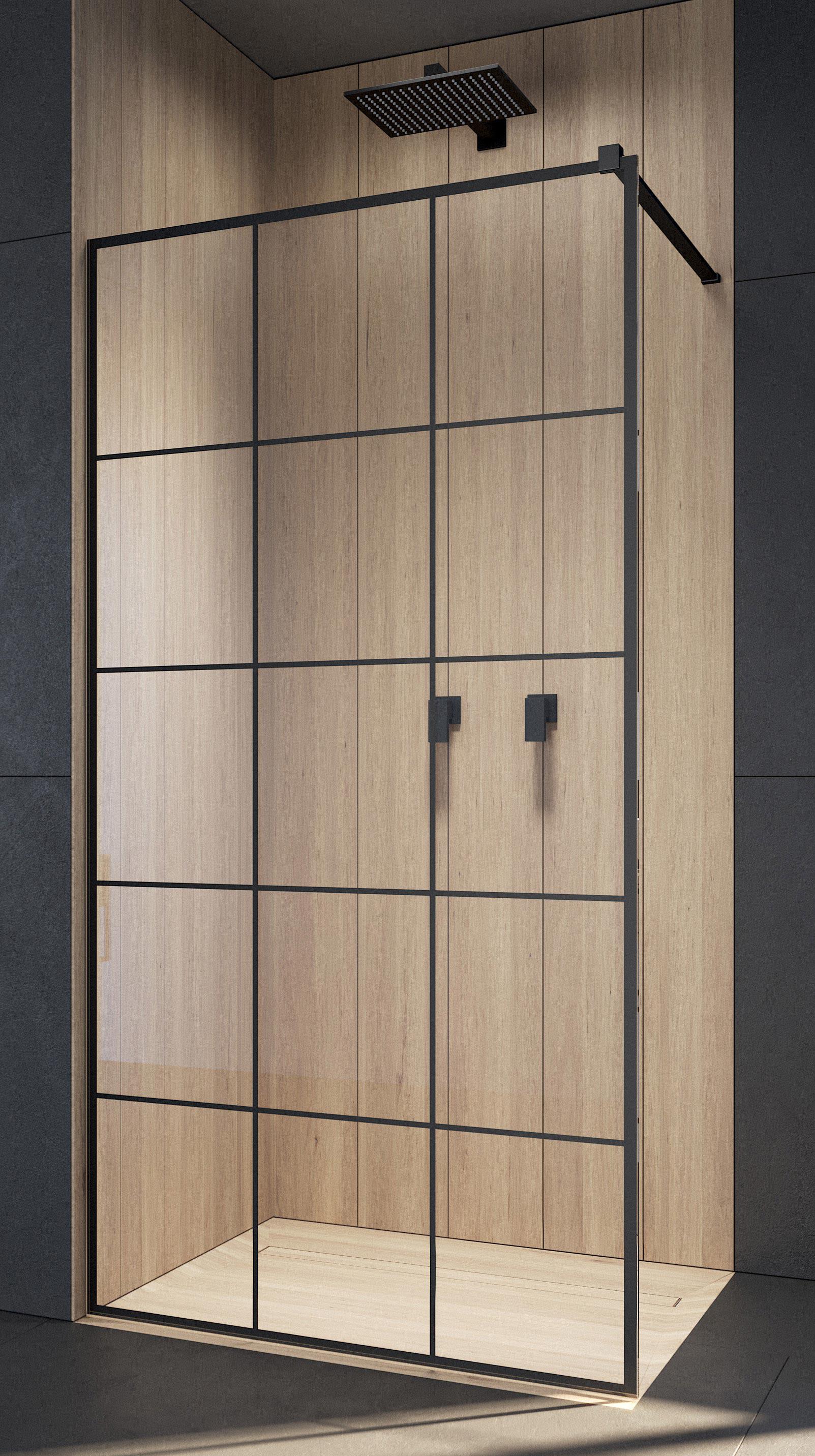 душевой уголок radaway modo ii new black 150 factory
