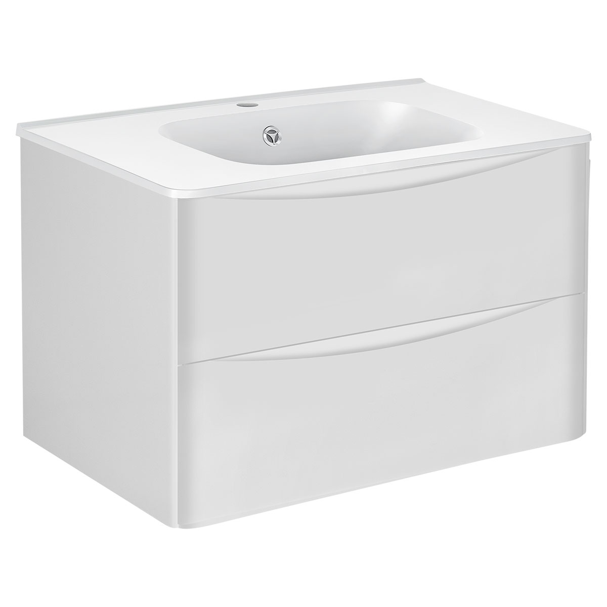 тумба подвесная vincea paola 800 g.white vmc-2p800gw белый глянец