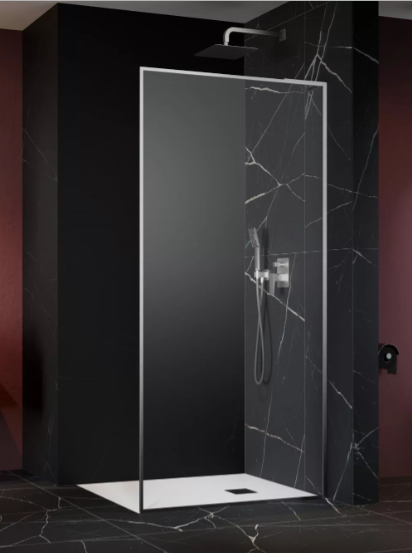 душевой уголок radaway modo f sl brushed nickel ii 70x200 правый, стекла прозрачные, профиль брашированный никель