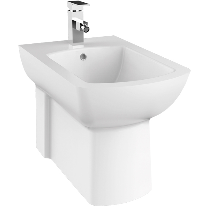 биде напольное creavit lara 54x36,1 белое