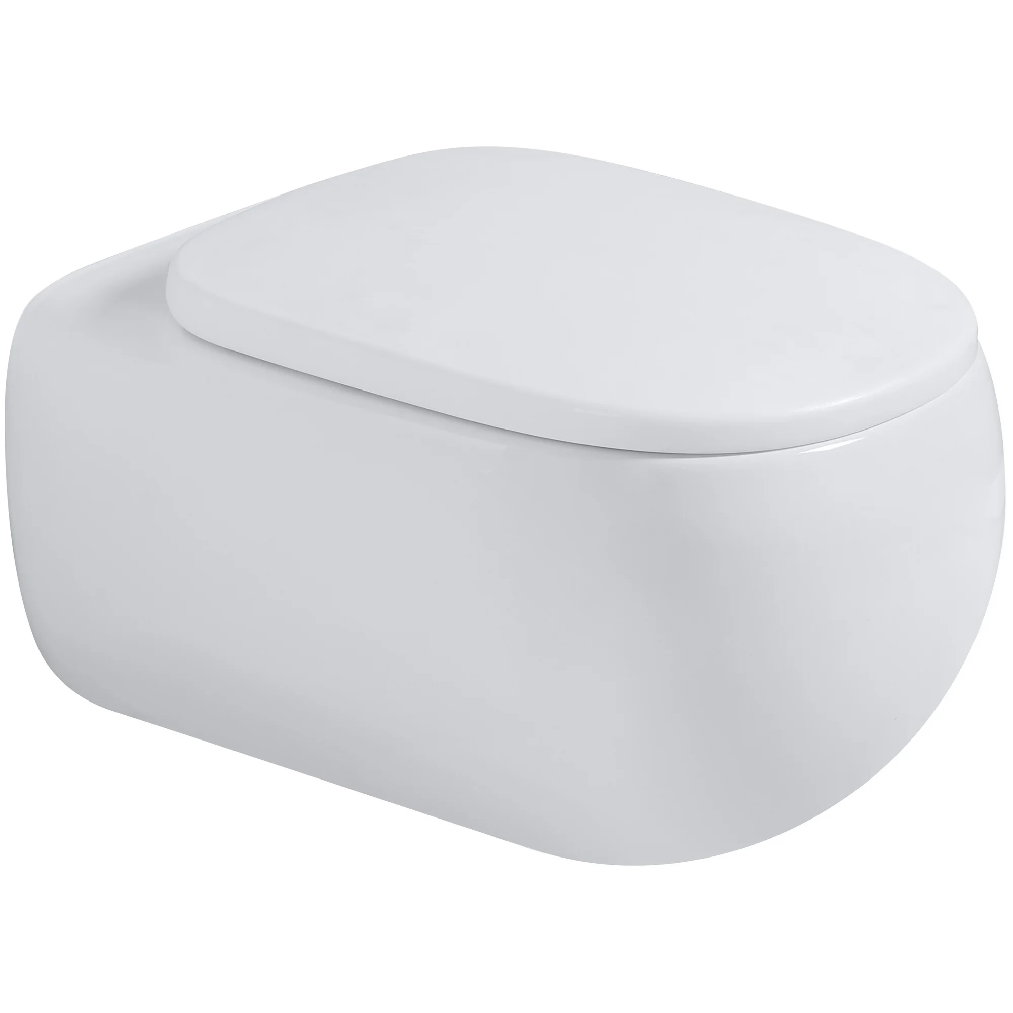 унитаз подвесной roxen titan 530230-02 с крышкой дюропласт soft close