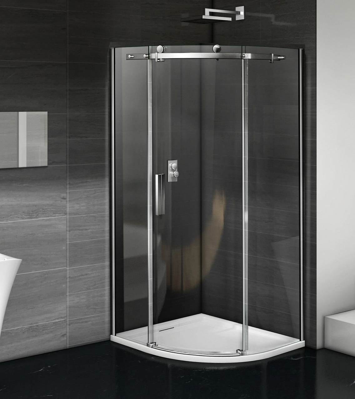 душевой уголок gooddoor galaxy r-100-c-ch 100x100