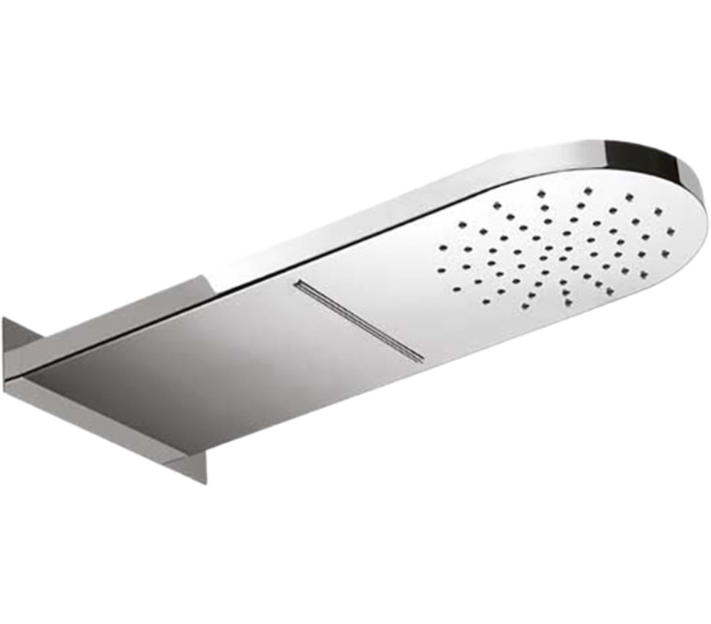 верхний душ настенный 50x20 см remer 350mmcax хром