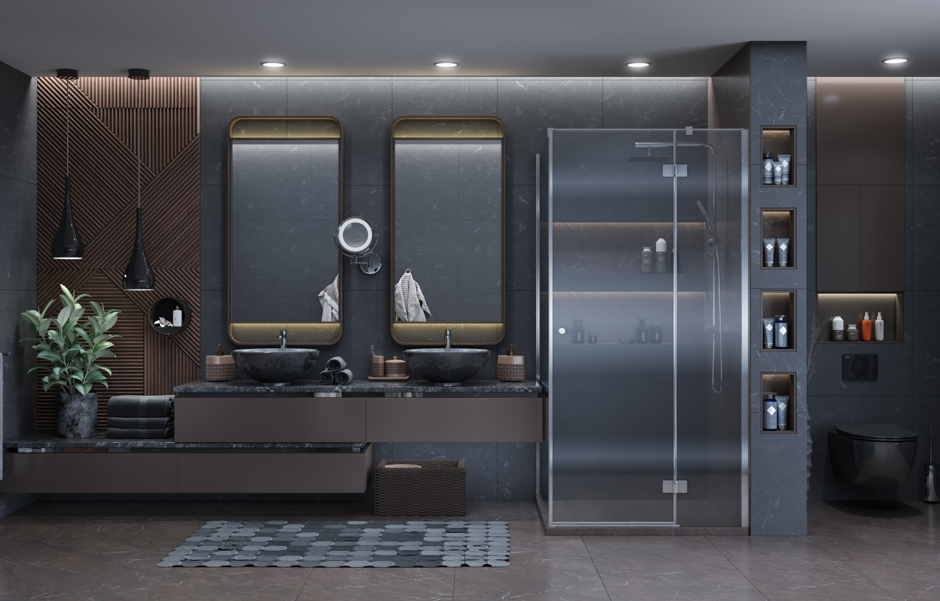 Душевой уголок Gutewetter Practic Square GK-401 75x75 (матовый хром/полистирол rain) фото 16 душевой уголок gutewetter practic square gk-401 75x75 (матовый хром/полистирол rain) фото 16