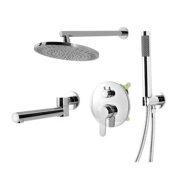 душевая система скрытого монтажа ahti satakunta sk405318 с изливом хром