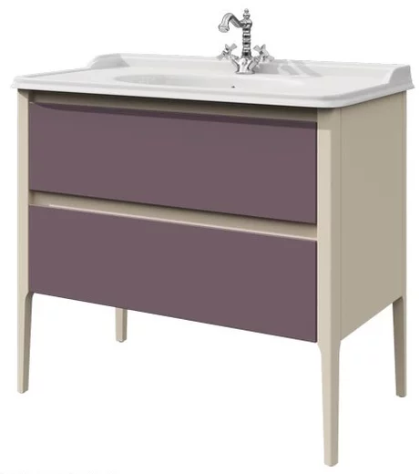 тумба напольная caprigo orlando orl-sn1000-l813/b067чэ сиреневый матовый