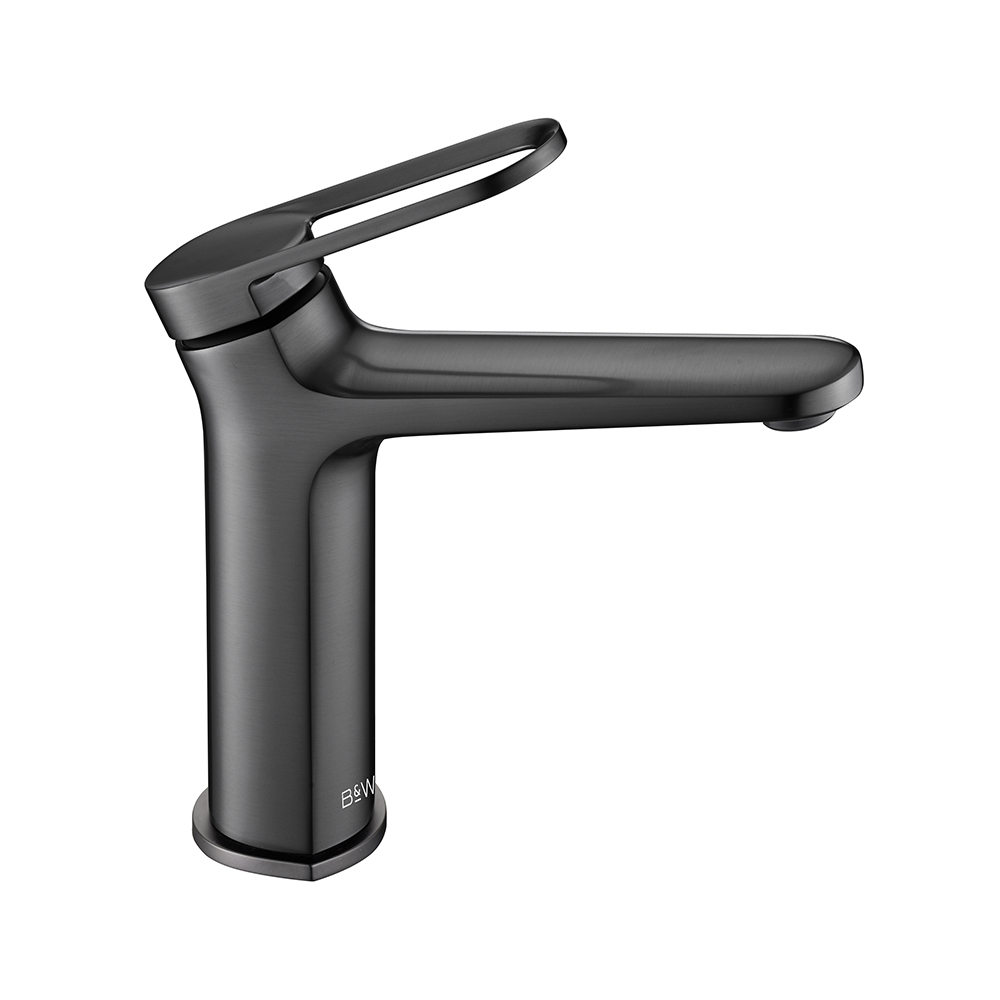 смеситель для умывальника black&white gravity gf-7109-gm графит
