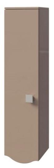 шкаф-пенал подвесной caprigo nokturn 1350l-tp019 левый, коричневый глянец