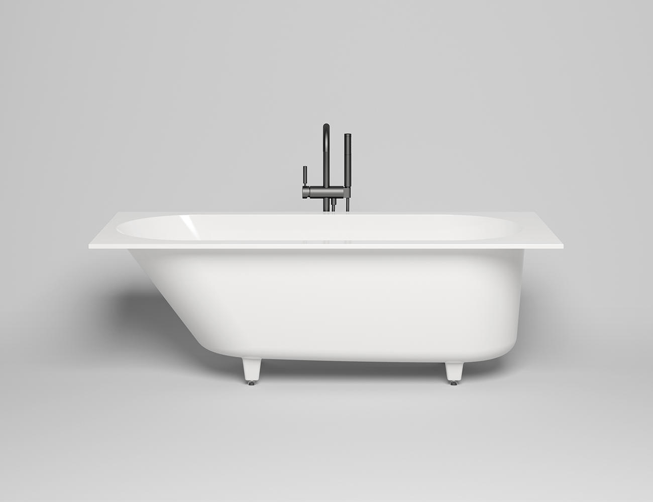 ванна из искусственного камня salini ornella kit 180x80 белый матовый