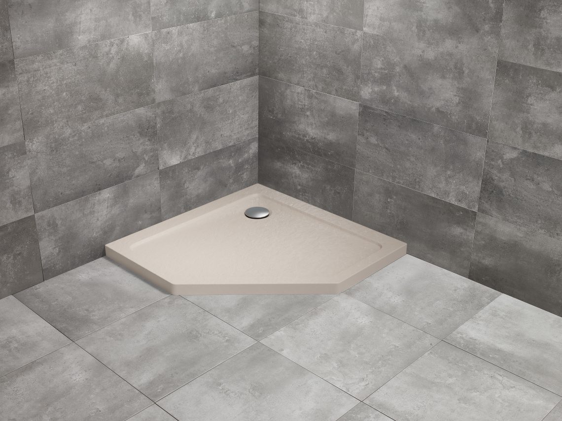душевой поддон radaway doros pt stone cashmere 100x100 кашемир