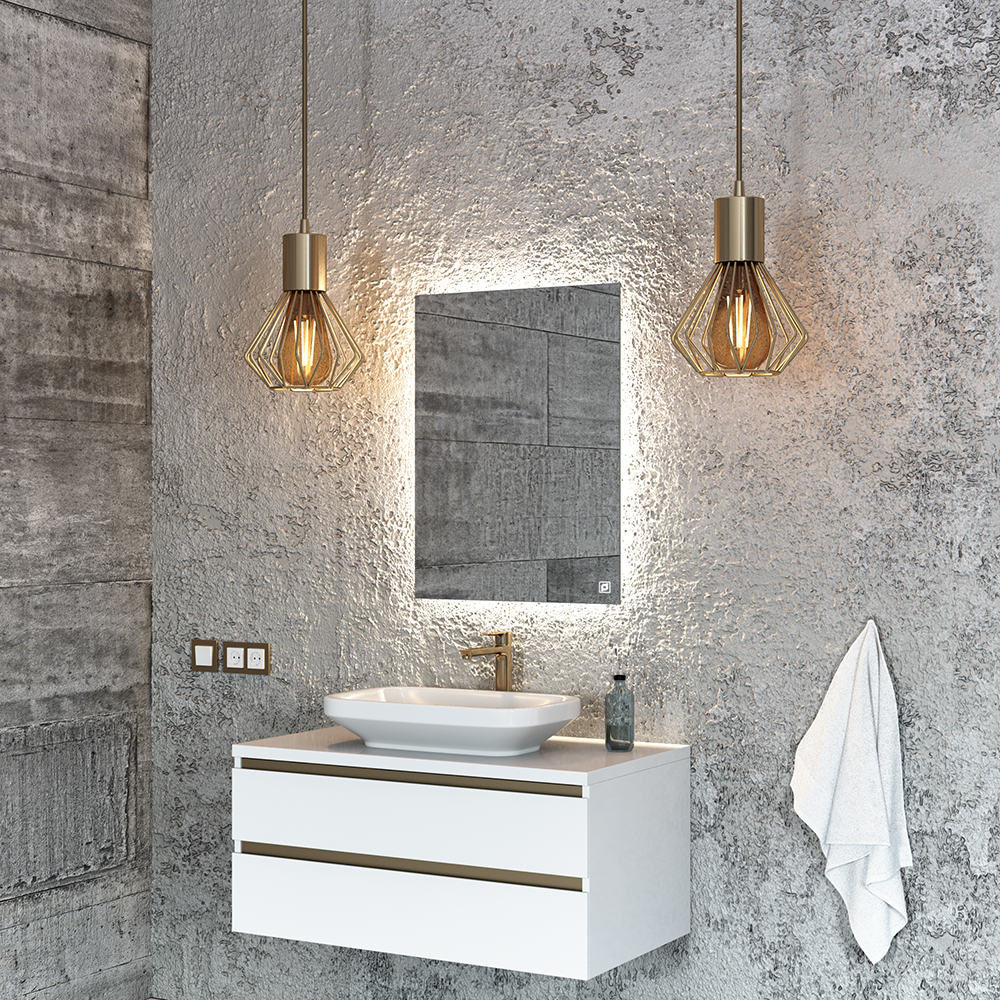 зеркало benetto торино 50x80 с led-подсветкой