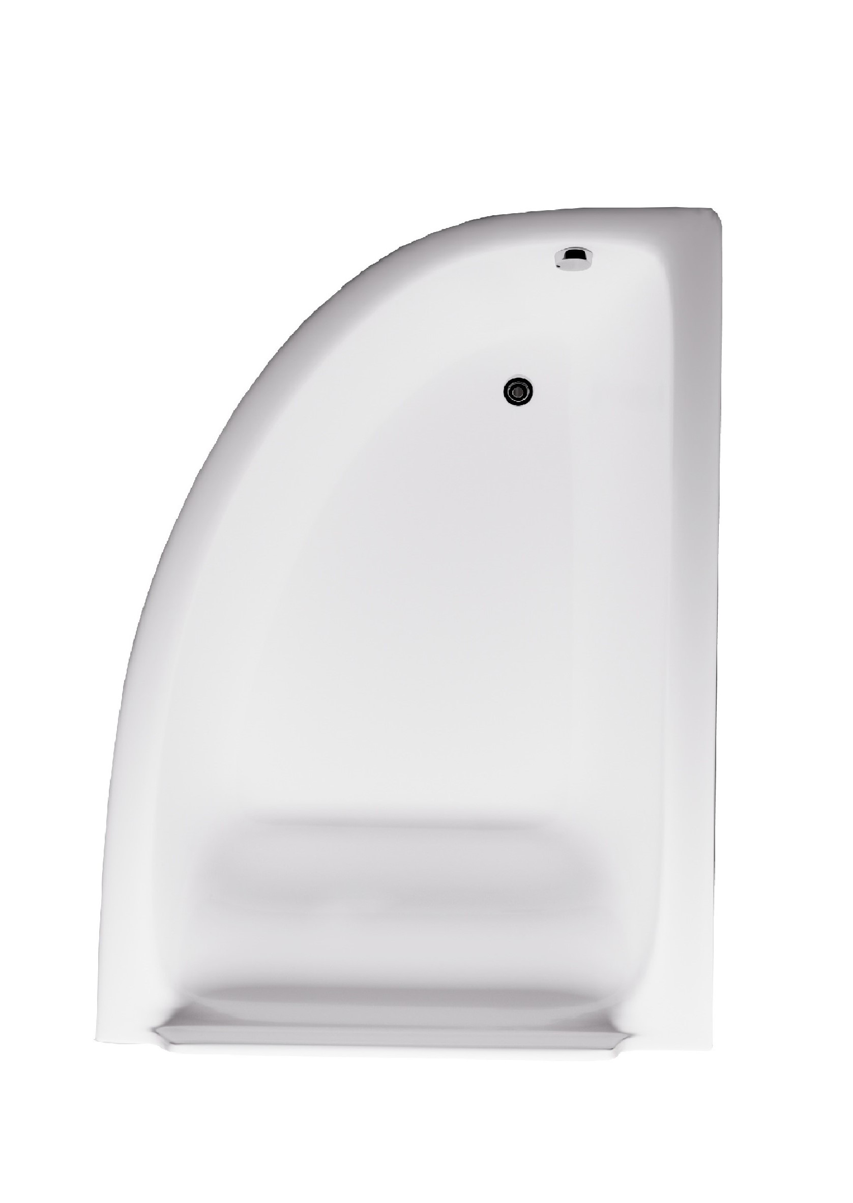 ванна из искусственного камня astra-form анастасия 182x125 правая, белый матовый, solid surface