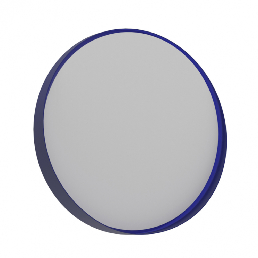 зеркало orka moonlight 75x75 c led подсветкой, синий матовый
