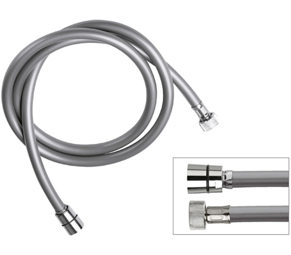 душевой шланг пвх remer 150 см 332cnmt150 хром