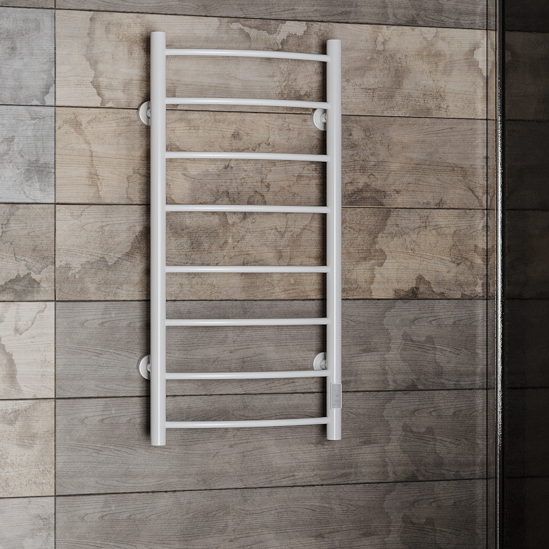 полотенцесушитель электрический roxen santi 430x850 белый