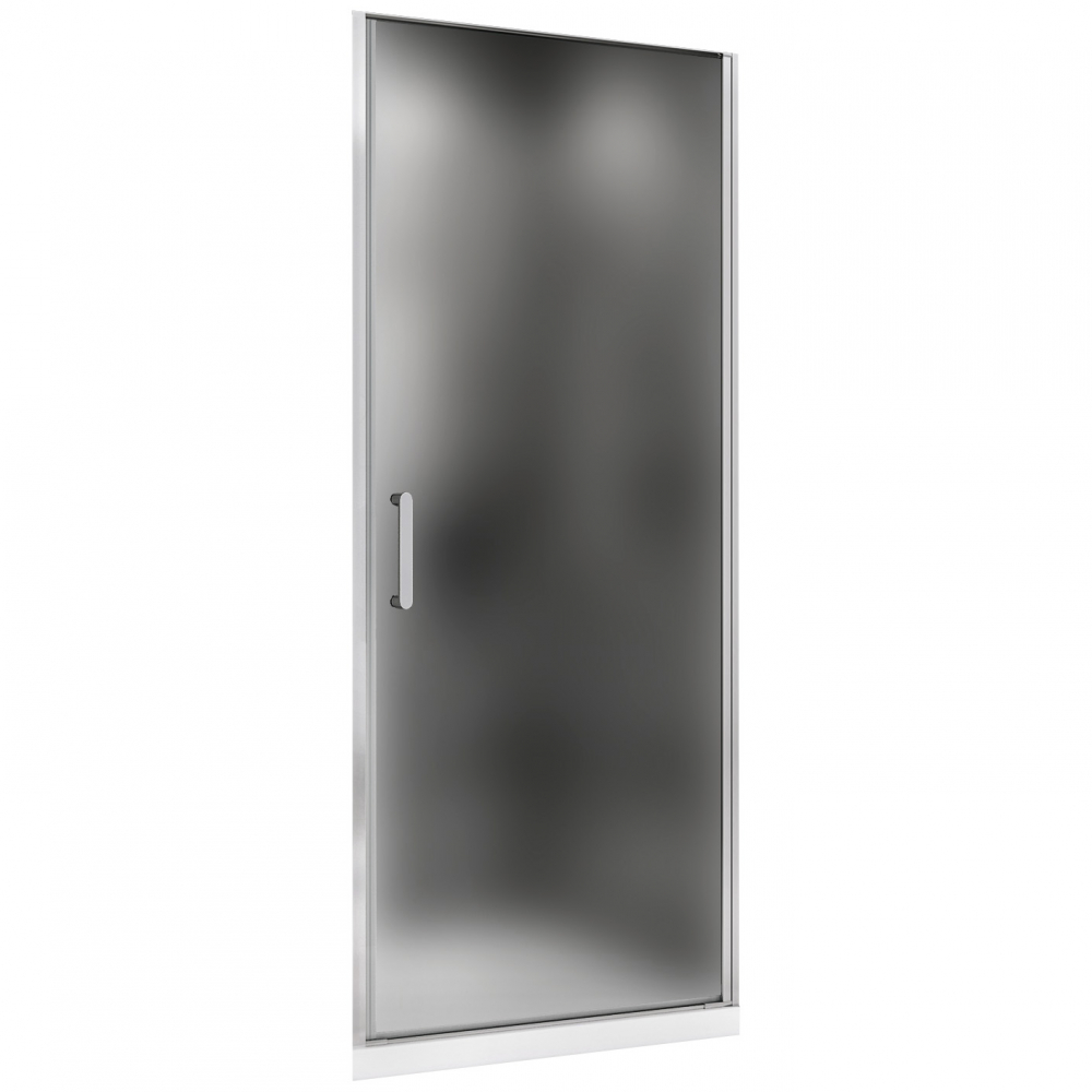 душевая дверь abber sonnenstrand ag04070m 70x195 стекла матовые, профиль хром