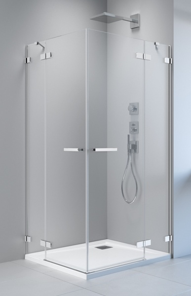 душевой уголок radaway arta kdd ii 80x80 прозрачное/хром