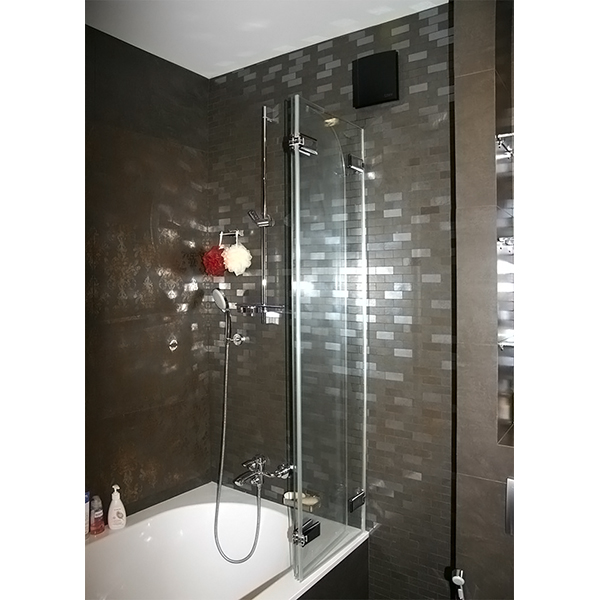 шторка на ванну gutewetter trend pearl gv-862b 90x160 (бронза)