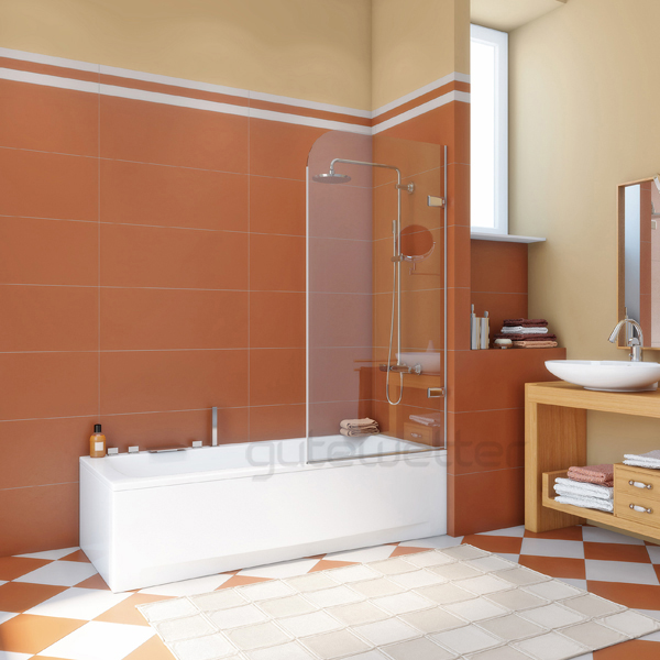 шторка на ванну gutewetter trend pearl gv-861b 59x160 (бронза)
