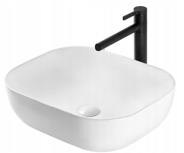 умывальник rea belinda slim 46,5x32,8 белый