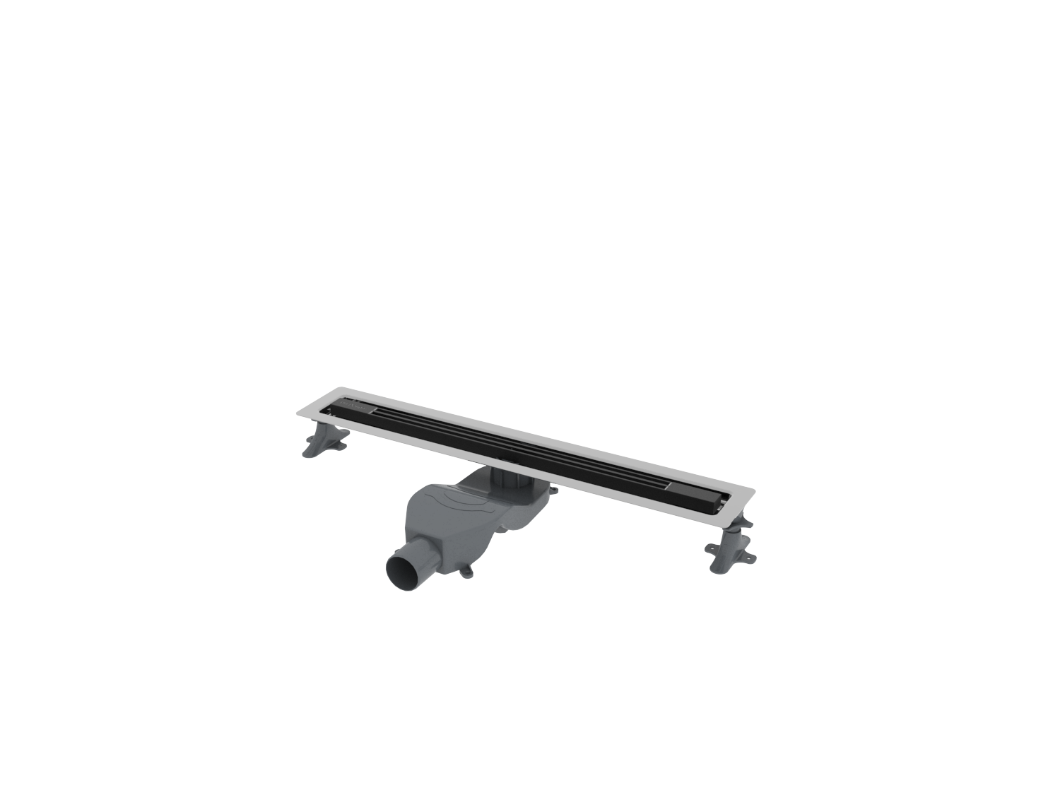 душевой лоток boheme b&t infinity 981-60-b матовый черный