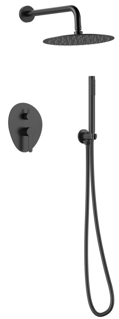 душевая система gid aira l020-bm-vd2 черный матовый