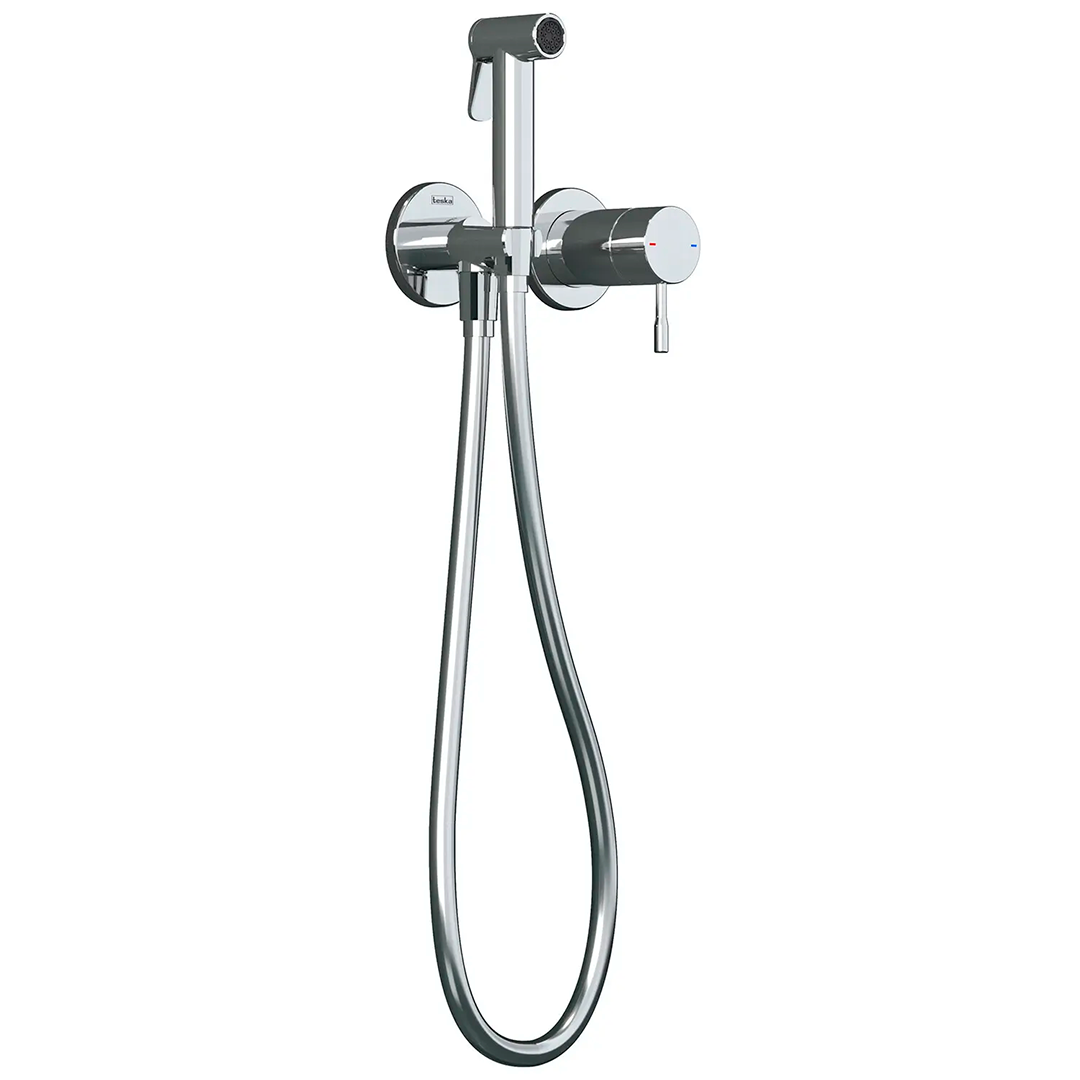 смеситель с гигиеническим душем teska atlas tera t5736 хром