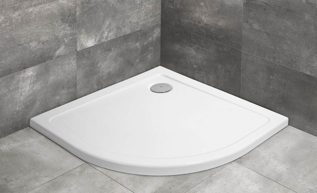 душевой поддон radaway doros a 90x90 stone white
