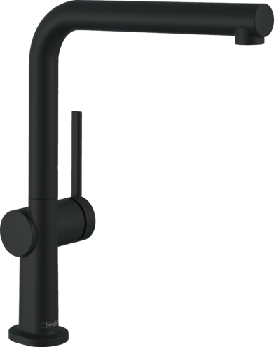 смеситель для кухни hansgrohe talis m54 72840670 черный матовый
