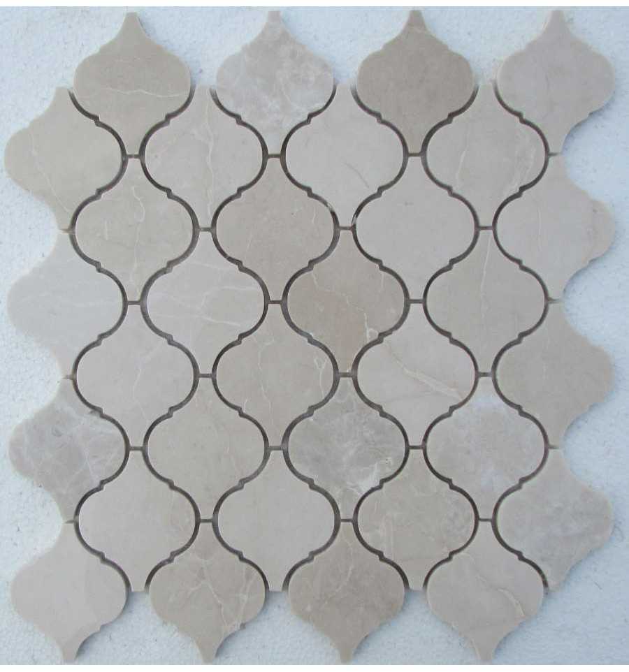 мозаика fk marble arabesco crema nova 29.5 х 30.5