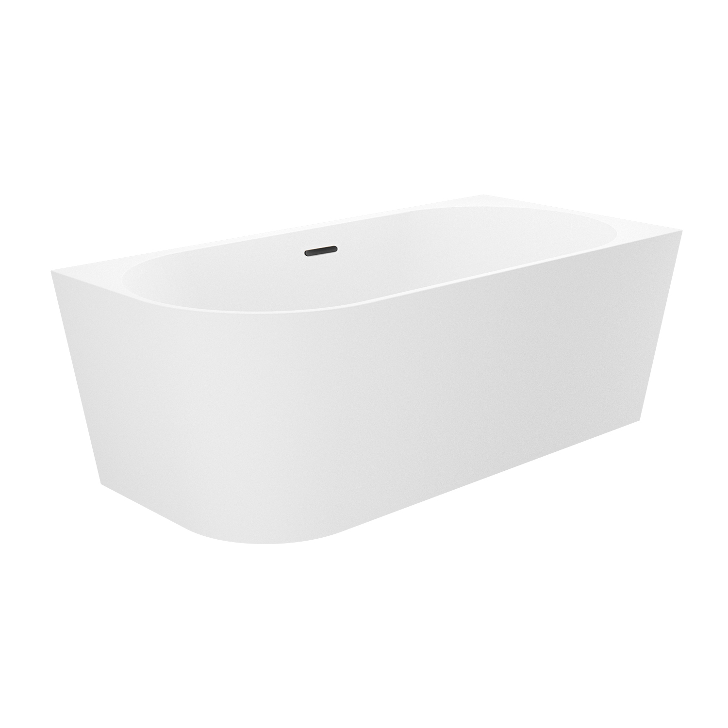 ванна акриловая wellsee excellence pro 140x70 (слив-перелив черный матовый) белый глянец (правая)