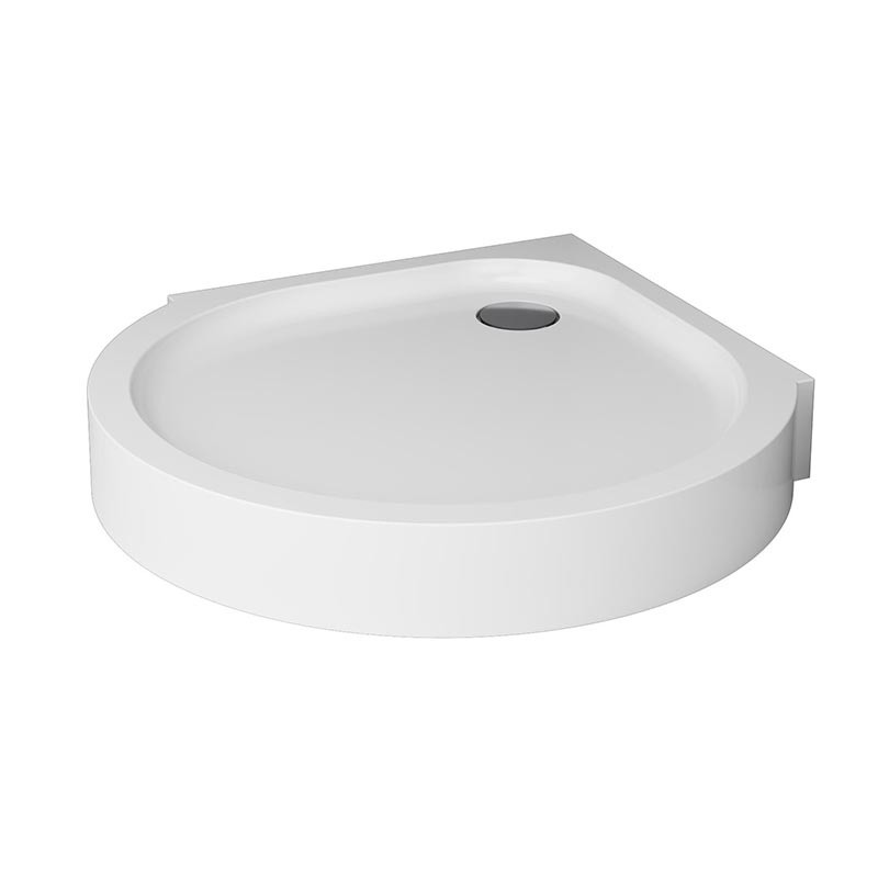 душевой поддон am.pm like round w83t-333-095w 95x95 белый