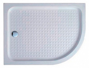 душевой поддон cezares tray ассиметричный радиальный r-550 120x80