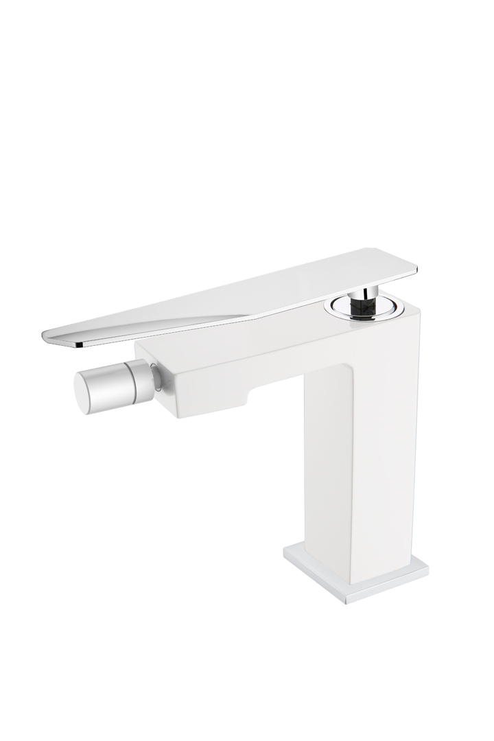 смеситель для биде boheme q white chrome 146-wcr.2 белый/хром