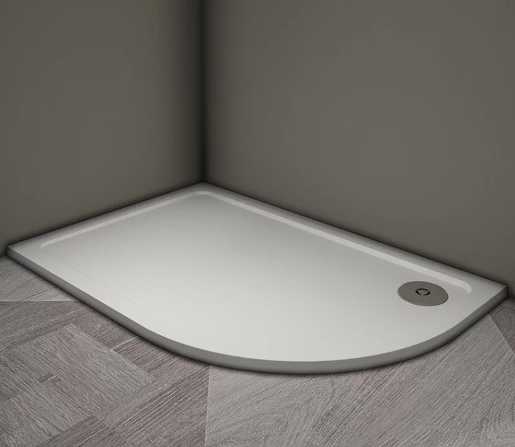 душевой поддон veconi tezeo stone tz-11l 100x80 белый глянцевый