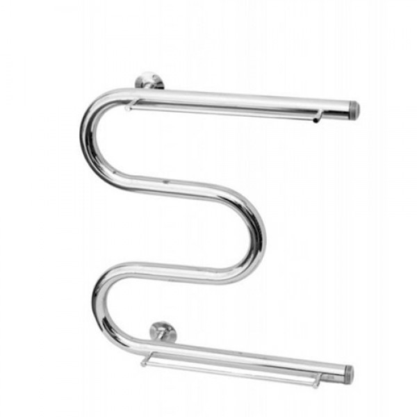 полотенцесушитель водяной м-образный nika simple м.-1 50/50 (с полочкой)