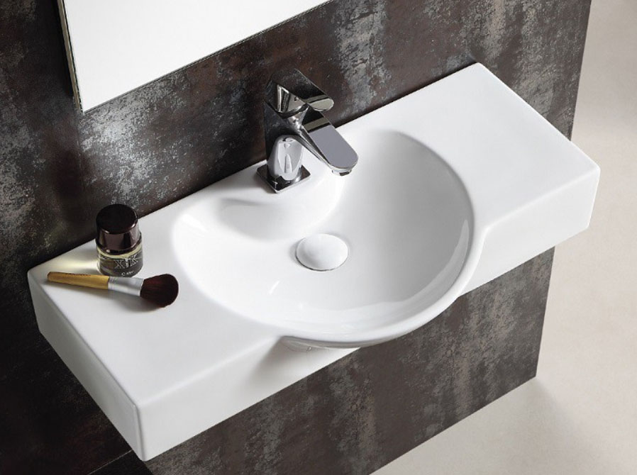 умывальник ceramalux str 4282a 69x33,5 белый