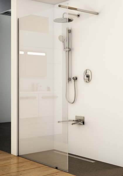душевой уголок ravak st walk-in wall 120x200 см блестящий+transparent