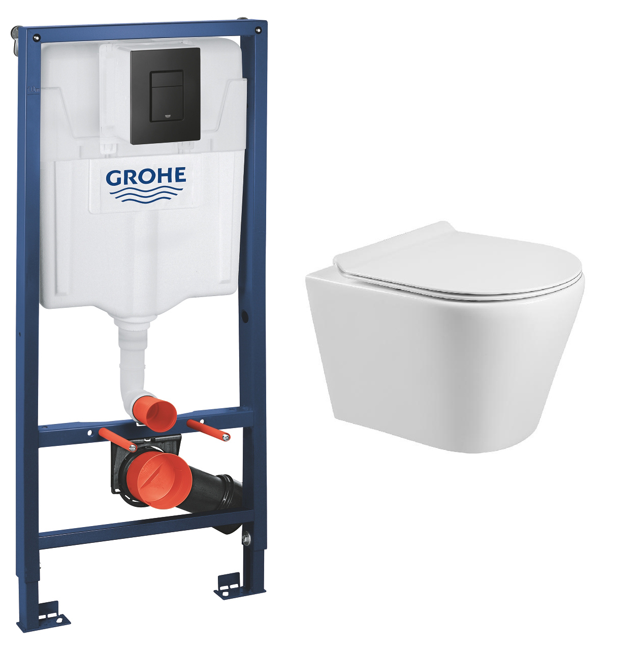 комплект инсталляции grohe rapid 38811kf0 с унитазом alpen a01s