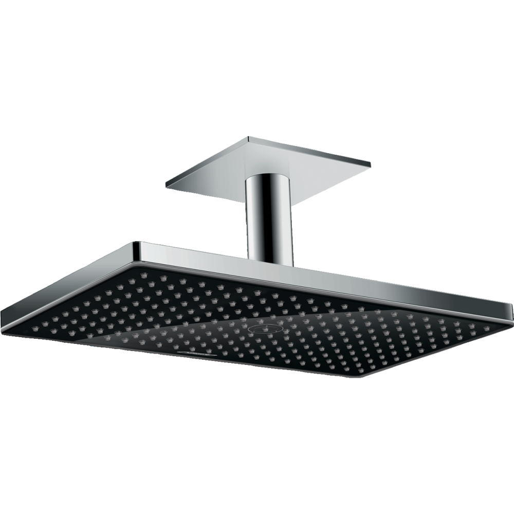 верхний душ hansgrohe rainmaker select 460 1jet 24002600 черный/хром